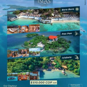 TOP 3 ISLAS ( Bora bora , pao pao, isla bela)